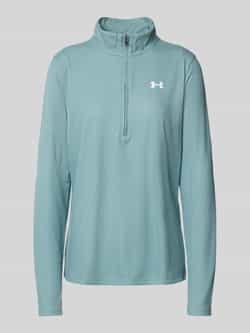 Under Armour Shirt met lange mouwen opstaande kraag en ritssluiting