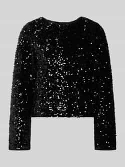 Only Regular fit shirt met lange mouwen met pailletten model 'CONFIDENCE'