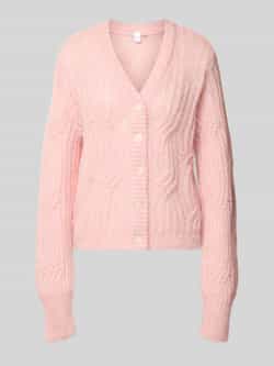 YAS Cardigan met alpaca en V-hals model 'ZUMA'