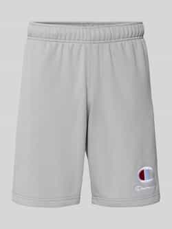 Champion Sweatshorts met logostitching en elastische band