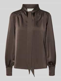 NEO NOIR Blouseshirt met strikdetail