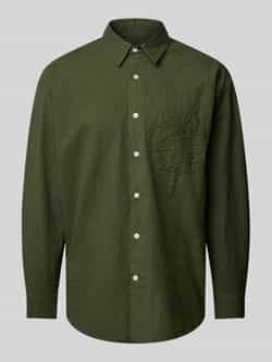 Redefined Rebel Oversized fit vrijetijdsoverhemd met borstzak model 'ANDY'
