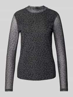 Only Shaped fit shirt met lange mouwen met opstaande kraag model 'ERICA'