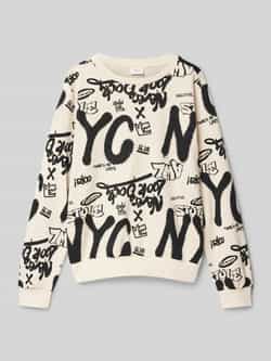 S.Oliver RED LABEL Sweatshirt met graffitiprint