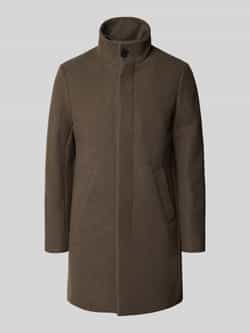Matinique Lange jas met opstaande kraag model 'Harvey'