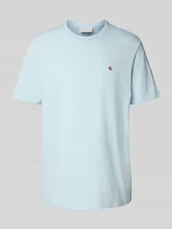 Calvin Klein Jeans T-shirt met geribde ronde hals