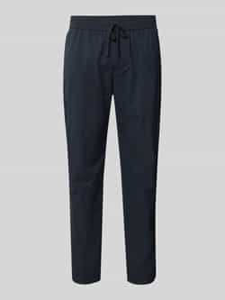 BOSS Green Tapered fit cargobroek met elastische band model 'Urbanex'