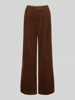 Pepe Jeans Corduroy broek met labeldetail model 'DANNA'