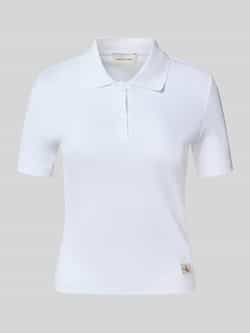 Calvin Klein Jeans Slim fit poloshirt met labeldetail