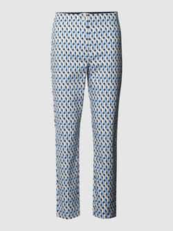 Christian Berg Woman Slim fit stoffen broek met all-over print