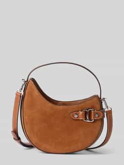 Lauren Ralph Lauren Handtas van runderleer met draagband en schouderband