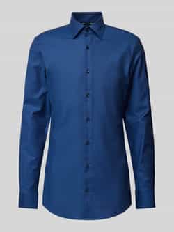Boss Slim fit zakelijk overhemd met extra lange mouwen model 'Hank'