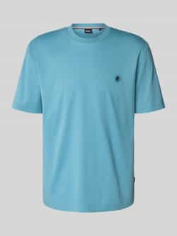Boss Regular fit T-shirt van gemerceriseerd katoen