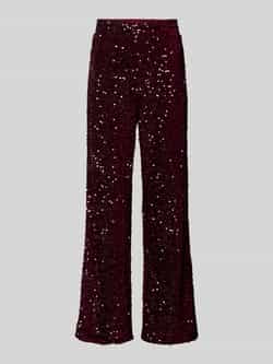 Pieces Wijde broek met pailletten model 'KAM'