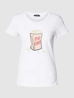 MORE & MORE T-shirt met motiefprint