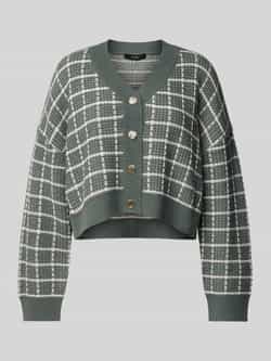 Vero Moda Kort gebreid jack met rasterruit model 'KIA'