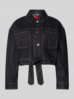 HUGO Oversized jeansjack van katoenmix model 'GALATA'