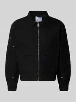 Edwin Overhemdjack van wol met klepzakken Model 'DOGMA WORK JACKET'