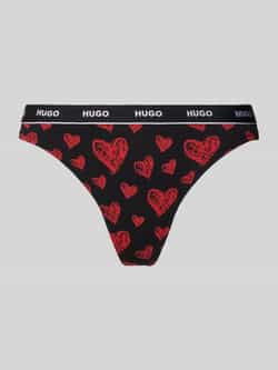 HUGO String met label in band model 'Carousel'
