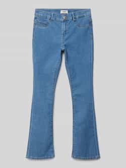 Only Skinny fit jeans met uitlopende pijpen model 'MILA-IRIS'