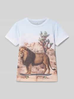 Name it T-shirt met motiefprint model 'JOKE'