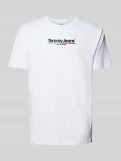 Tommy Jeans T-shirt met labelprint