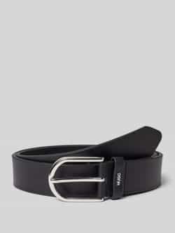 HUGO Leren riem Zoey-S Sz35 Ovale sluiting merklogo van metaal