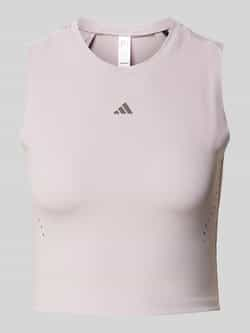 Adidas Training Korte top met labelprint model 'ELEV HIIT TK'