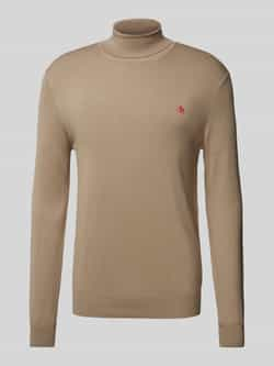 SCOTCH & SODA Heren Truien & Vesten Turtleneck Viscose Sweater Beige