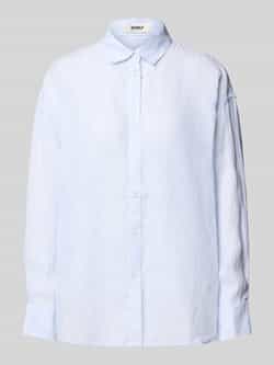 ECOALF Relaxed fit linnen overhemdblouse met doorknoopsluiting