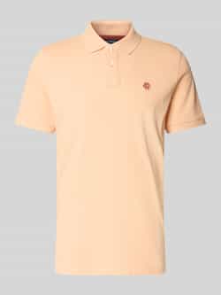 MCNEAL Regular fit poloshirt met knoopsluiting en labelstitching