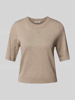 MbyM Gebreid shirt met ronde hals model 'Carla'