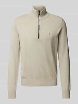 Boss Orange Stijlvolle Pullover met Kanobix Design Beige Heren