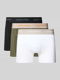 Jack & jones Boxershort van katoenmix in een set van 3 stuks model 'Miles'