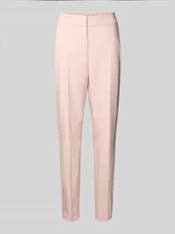 s.Oliver BLACK LABEL Slim fit pantalon van katoenmix