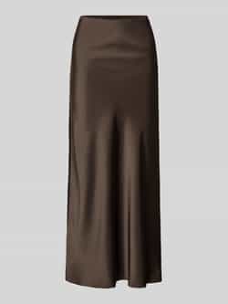 NEO NOIR Midirok van satijn met elastische band model 'URA'
