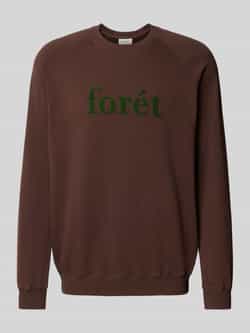 Forét Sweatshirt met labelapplicatie model 'SPRUCE'