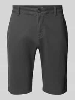 Tom Tailor Slim fit korte chino van katoenmix
