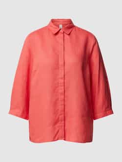 TONI Linnen blouse met 3 4-mouwen model 'Clay'