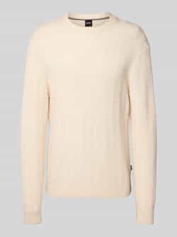 Boss Regular fit gebreide pullover van pure scheerwol model 'HITALO'