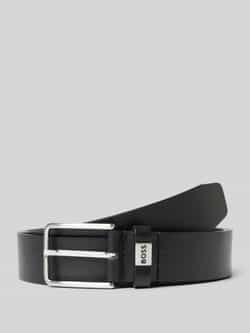 Boss Leren riem met doornsluiting model 'Elio'
