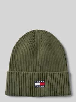 Tommy Jeans Gebreide muts met labelstitching model 'HERITAGE CORE'