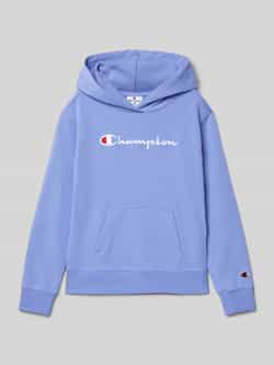 Champion Hoodie met labelstitching