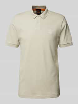 Boss Orange Stijlvolle Beige Polo met Slim Fit en Korte Mouwen Beige Heren