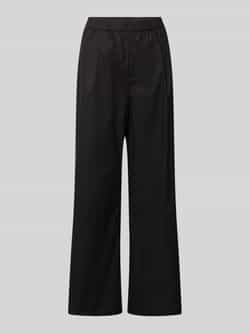 Christian Berg Woman Straight leg stoffen broek met elastische band