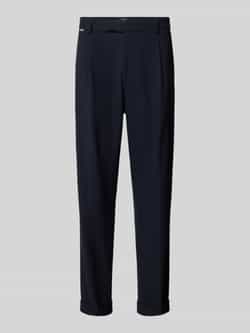 CINQUE Slim fit stoffen broek met bandplooien