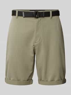 Tom Tailor Denim Regular fit chinoshorts met riem