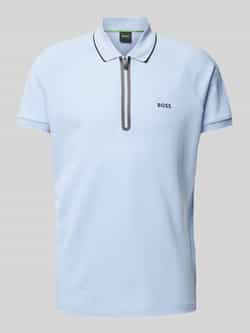BOSS Green Regular fit poloshirt met structuurmotief model 'Philix'