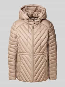 MICHAEL Kors Regular fit gewatteerd jack met capuchon model 'Chevron'