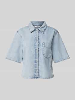 Marc O'Polo Denim blouse met relaxte pasvorm Blue Dames